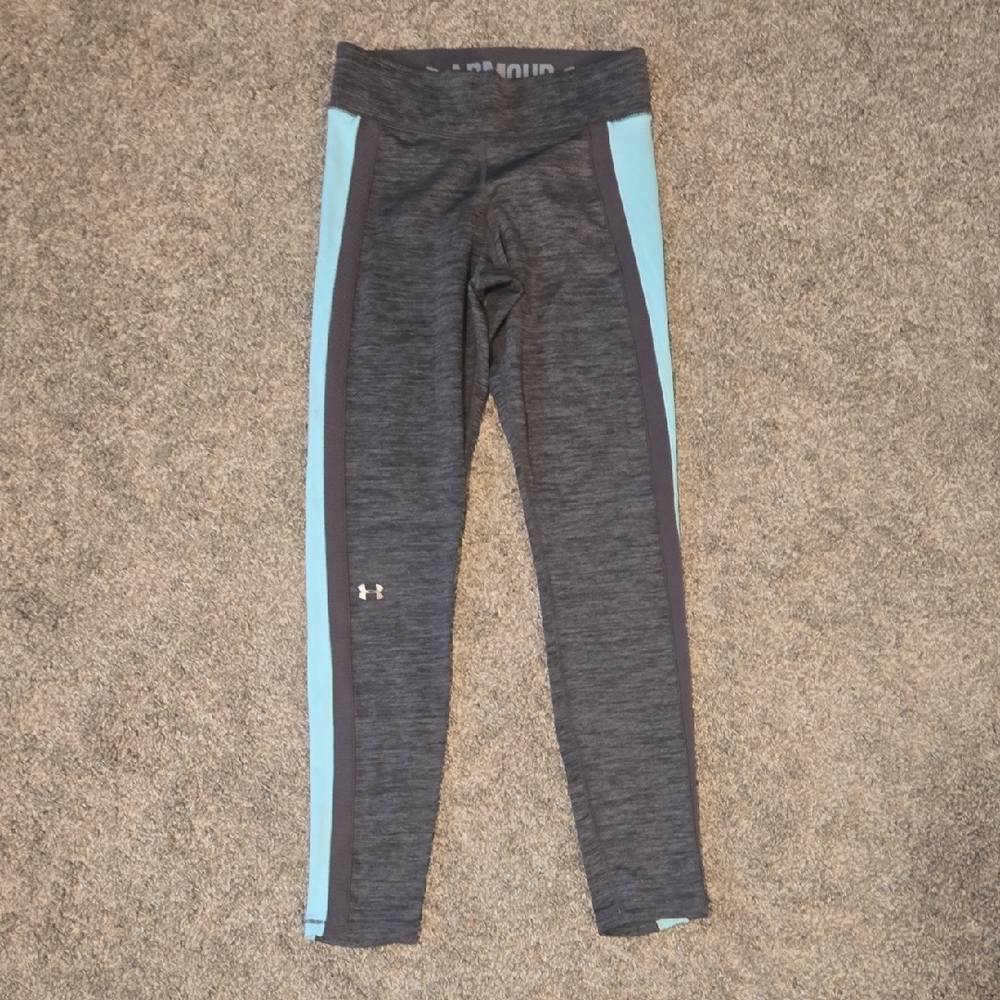 Nike, Calia, UA Women's Leggings - Black, Pink, and Gray - Picture 4 of 8